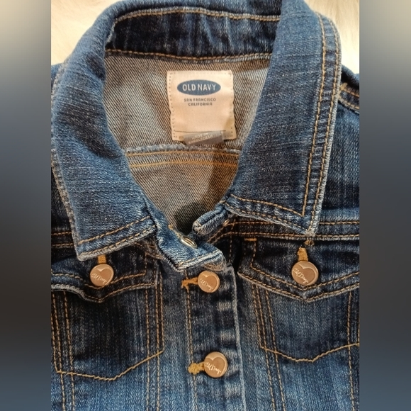 Old Navy Blue Jean Jacket Size 18-24 months - Picture 3 of 4